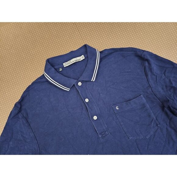 Criquet Polo Shirt Womens Large Blue Casual Golf Preppy Polo Shirt Lightweight - Picture 3 of 11